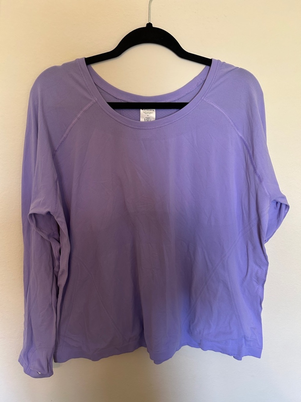Athleta Light Purple Long-Sleeve Women’s Top
